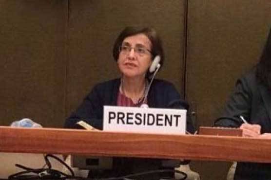 Tehmina Janjua chairs the 5th Review Conference of the Convention on CCW
