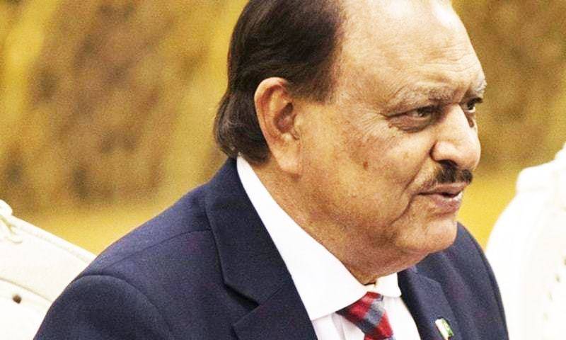 No change in western route of CPEC: Mamnoon Hussain