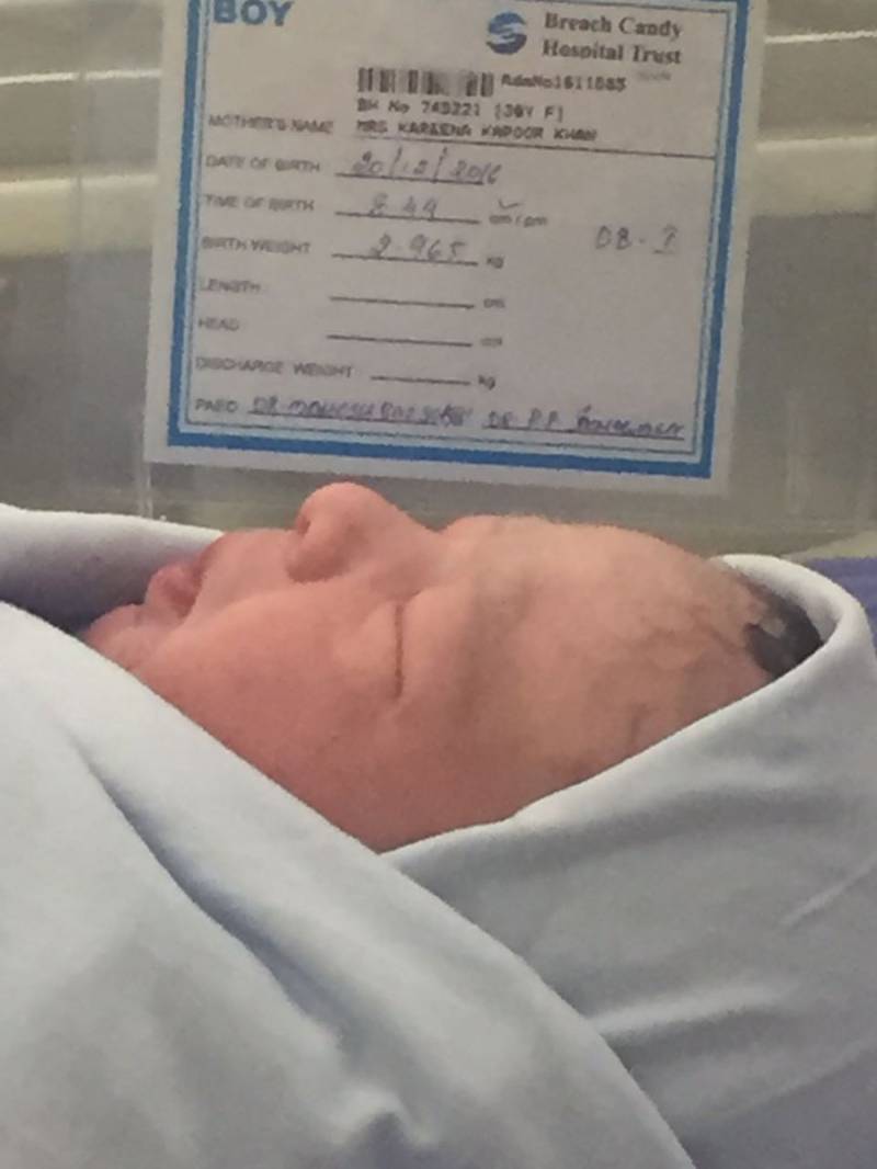 Pics: Saifeena, newborn Taimur in hospital