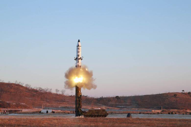 Pentagon strongly denounces North Korean missile test
