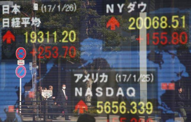 Asian stocks test new 19-month highs