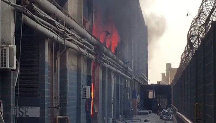 Year’s prolonged fire in Landhi factory area