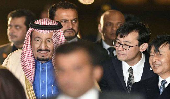 Saudi King in Tokyo on four days visit