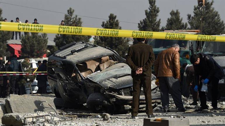 1 soldier killed, dozens injured as car bomb hits army base in Afghanistan