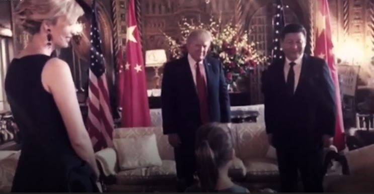 Arabella Trump sings for Chinese president