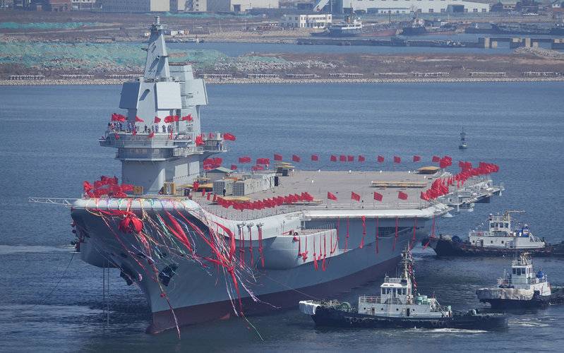China unveils first domestically built aircraft carrier 
