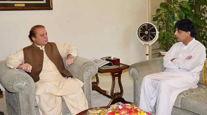PM Nawaz meets Chaudhry Nisar over Dawn Leaks recommendations