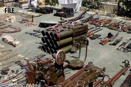 FC recovers huge cache of weapons from Khyber Agency areas