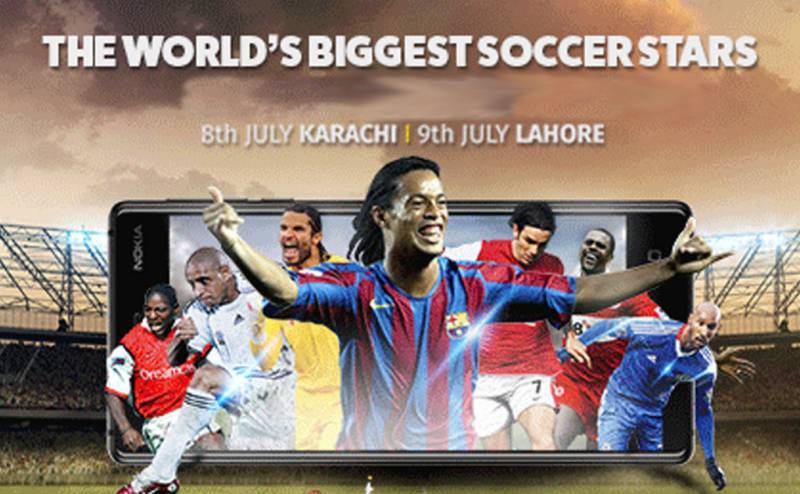 International soccer stars arrive in Pakistan today