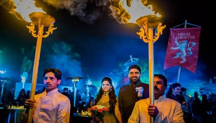 Indian couple has a GoT-themed wedding
