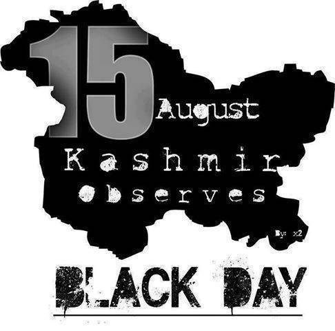 Kashmiris observe Black Day on India's Independence Day