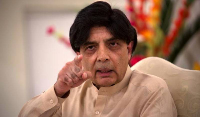 Refused to be part of PM Abbasi over “difference of opinion”, says Nisar
