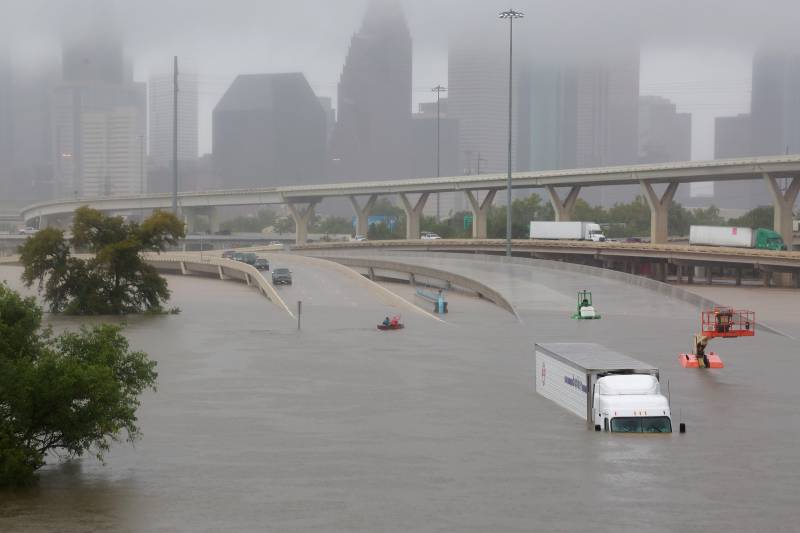 Houston crippled by catastrophic flooding with more rain