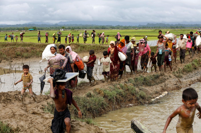 Fires ruin Rohingya villages in northwest Myanmar