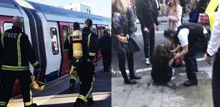 Blast reported on London underground train