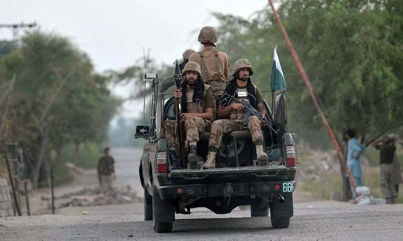 Security forces kill three suspected terrorists in DI Khan
