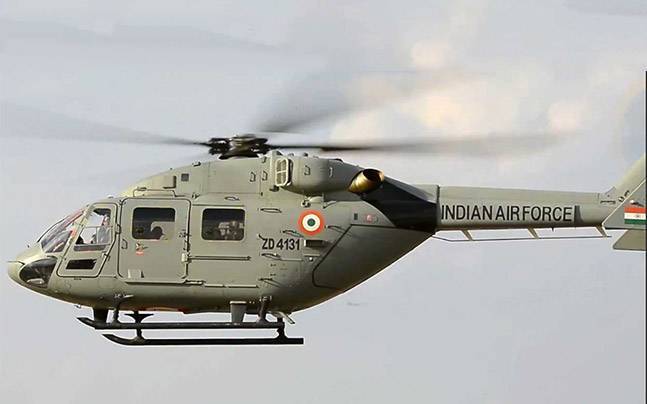 Indian air force helicopter crashes near China border, kills seven
