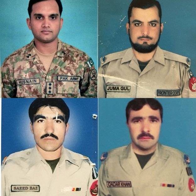 Funeral prayers of FC personnel who recovered Canadian-US family offered