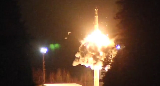 Russia test fires 'Satan Two' ballistic missile