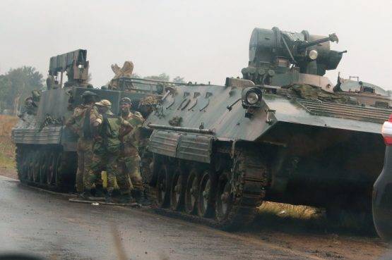 Zimbabwe army takes control of state broadcast