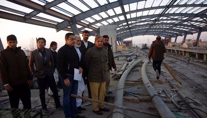 CM Punjab Shehbaz visits Orange Line project, hails SC verdict