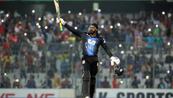 Chris Gayle smashes T20 world record 18 sixes in BPL final
