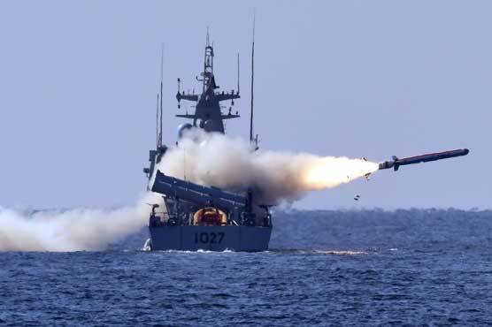 Pakistan Navy test fires indigenously built Harbah Naval Cruise Missile