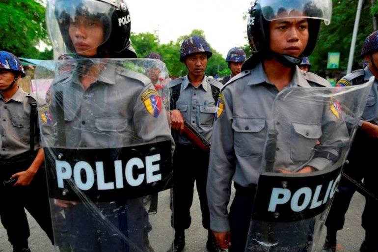 Myanmar police shoot dead seven protesters in troubled Rakhine