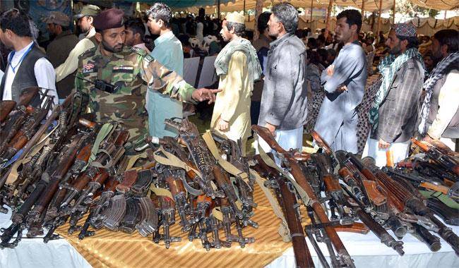 More than 200 militants lay down arms in Balochistan