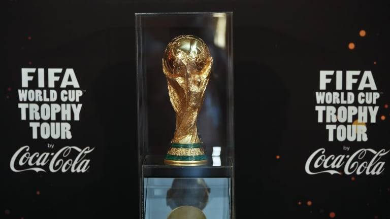 FIFA World Cup trophy unveiled in Lahore
