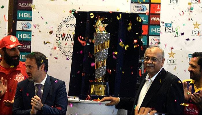 PSL 3rd edition trophy unveiled in Dubai