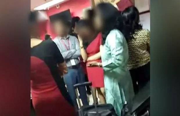 Air hostesses accuse crew of strip search