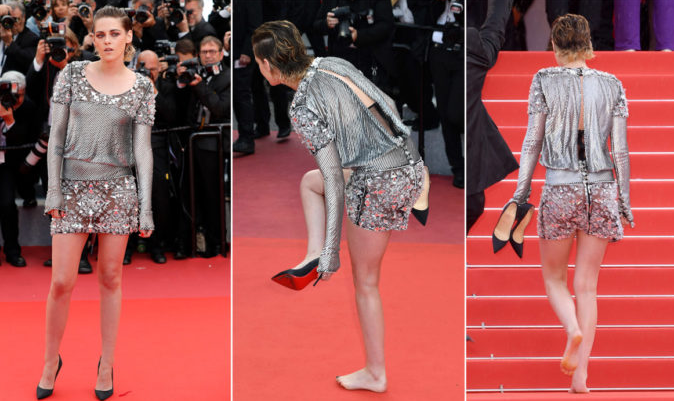 Twilight’s actor protests Cannes’ ‘NO flats’ policy, walks barefoot on red carpet