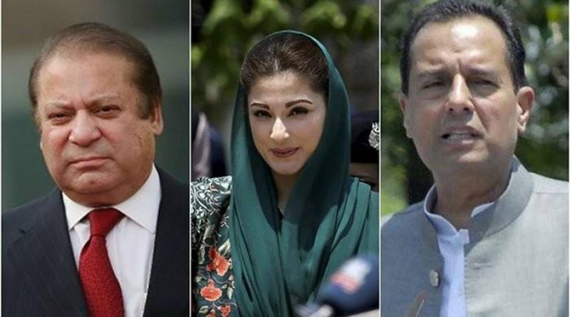 Nawaz jailed for 10-year, Maryam for 7-year in Avenfield case