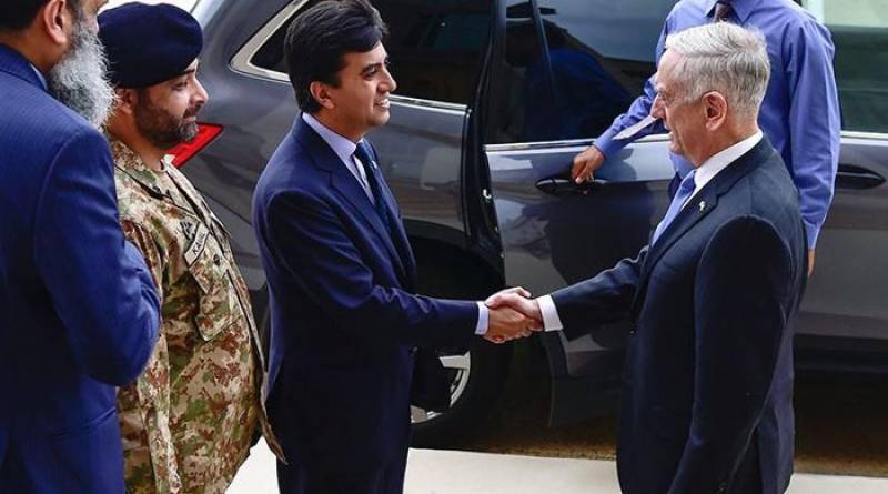 Pakistan's envoy Ali Siddiqui meets US Defence Secretary James Mattis