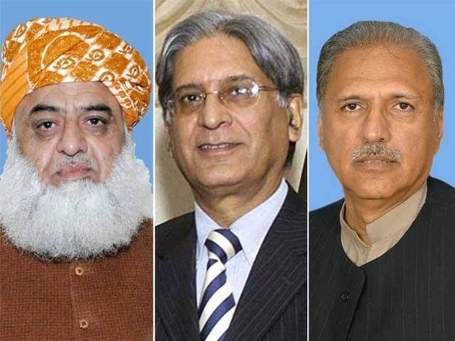 Presidential election: Aitzaz, Alvi and Fazl submit nomination papers