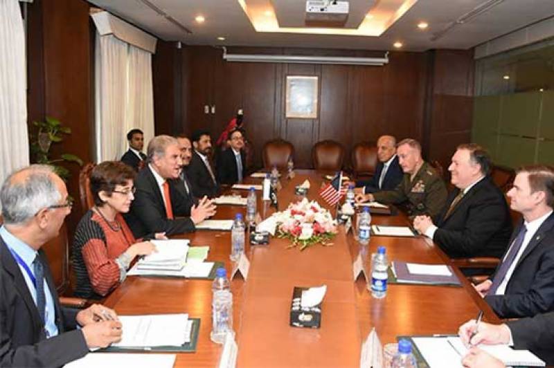 Pompeo, Qureshi discuss Pak-US bilateral ties