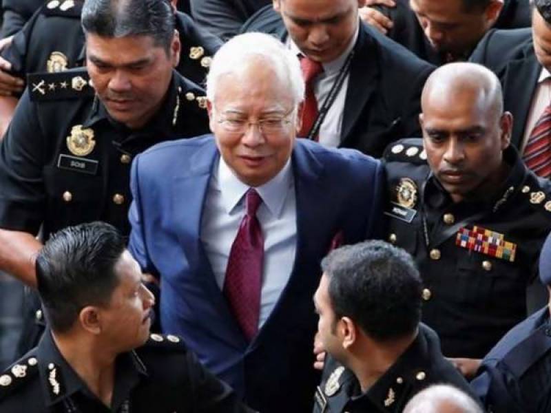 Former Malaysian PM Najib arrested in massive corruption case