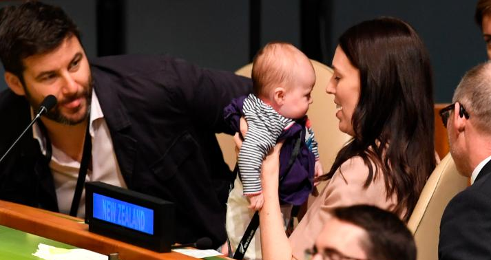 New Zealand's PM Ardern brings her baby to UN general assembly