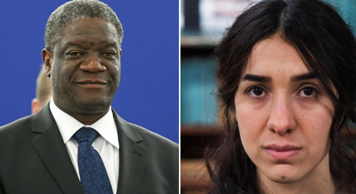 Congolese Denis Mukwege, Iraq's Nadia Murad win 2018 Nobel Peace Prize