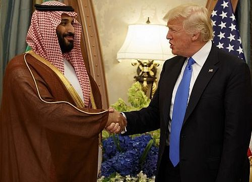 Crown prince downplays Trump’s statement on Saudi military