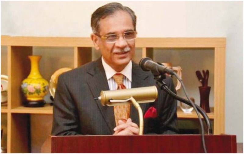 CJP Nisar arrives in Pakistan after completing week-long dam fund tour