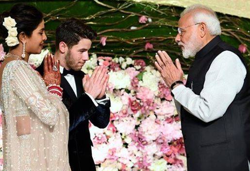 Modi attends Priyanka, Nick wedding reception