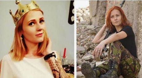 Ukrainian female sniper Olga Shishkina wins beauty contest