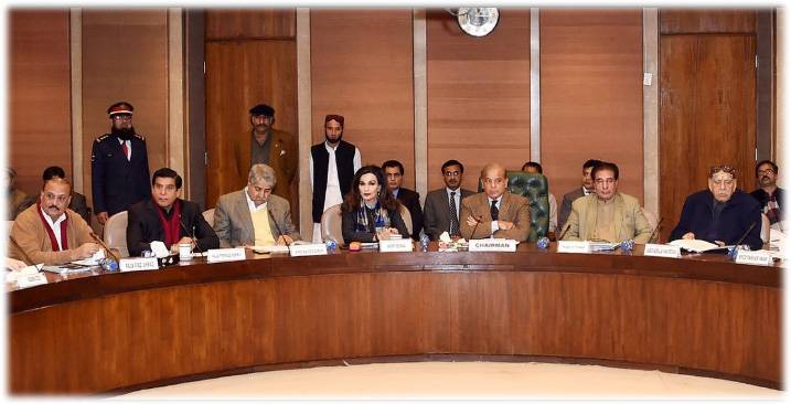 Shehbaz Sharif chairs first meeting of Public Accounts Committee