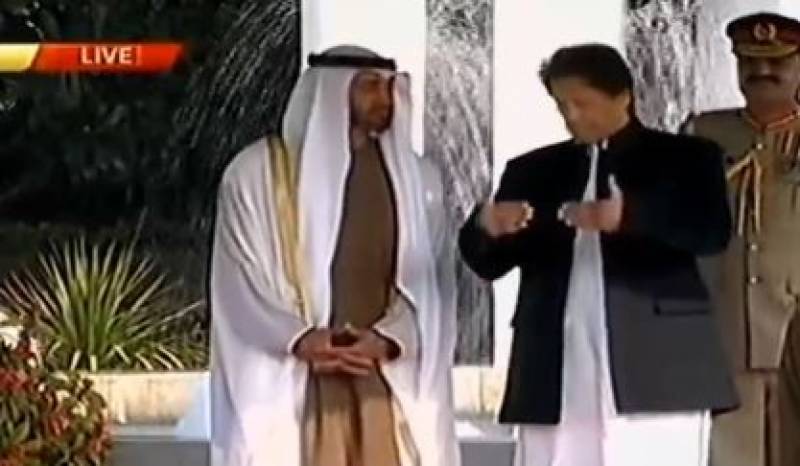 Abu Dhabi Crown Prince, Pm Imran hold one-on-one meeting in Islamabad