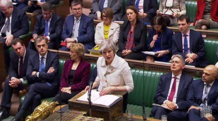 UK parliament rejects PM Theresa May's Brexit deal by 230 votes