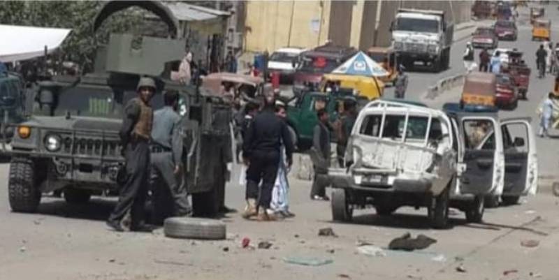 Taliban suicide bomber leads attack on Afghan police HQ