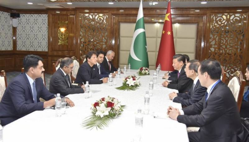 PM Imran meets Chinese President Xi on sidelines of SCO summit in Kyrgyzstan
