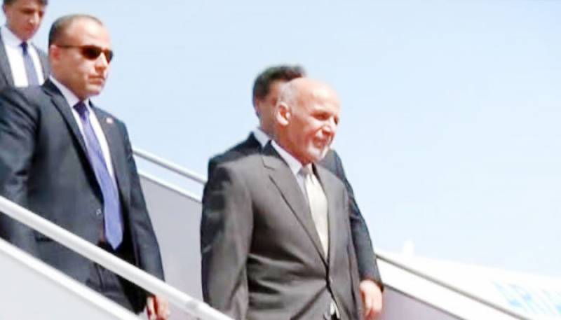 Afghan President Ashraf Ghani arrives in Pakistan on two-day visit